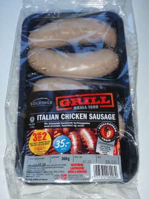 Bilde av Solvinge Italian chicken sausage.