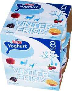Bilde av Tine Yoghurt Vinterfrisk Tranebær.