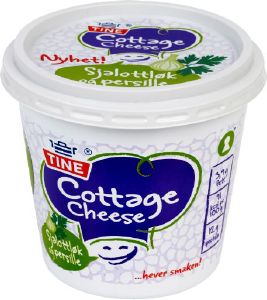 Bilde av Tine Cottage Cheese Sjalottløk og persille.