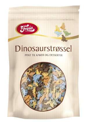 Bilde av Freia dinosaur strøssel. Bilde av Freia dinosaur strøssel.