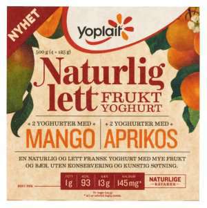 Bilde av Fjordland Yoplait Naturlig Lett Aprikos.
