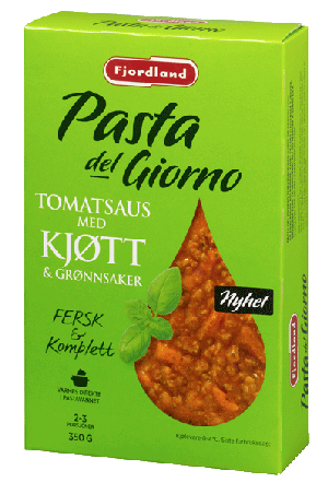 Bilde av Fjordland tomatsaus med kjøtt.