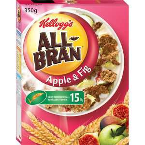 Bilde av Kelloggs all bran apple and fig. Bilde av Kelloggs all bran apple and fig.