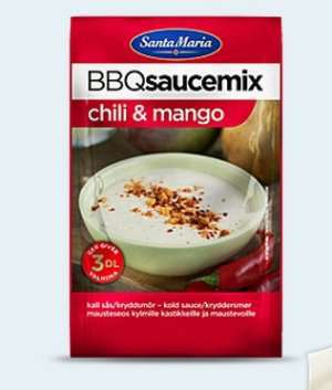 Bilde av Santa Maria BBQ Sauce Mix chili and mango.