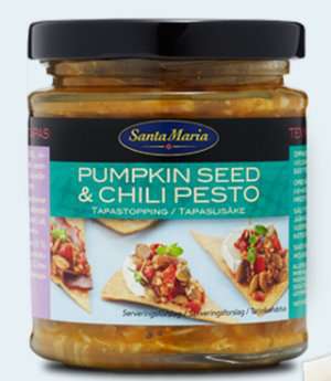 Bilde av Santa maria Pumpkin Seed and Chili Pesto.