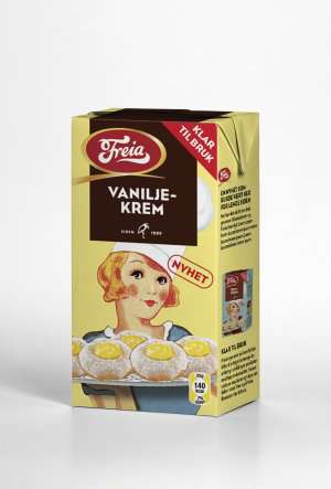 Bilde av Freia vaniljekrem.