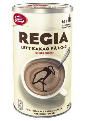 Bilde av Freia regia lett sjokoladedrikk boks.
