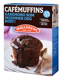 Bilde av Møllerens cafe muffins. Bilde av Møllerens cafe muffins.