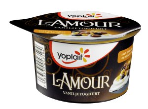 Bilde av Fjordland Yoplait Lamour Vanilje med karamell.