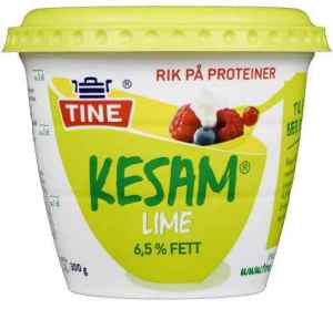 Prøv også Tine Kesam lime.