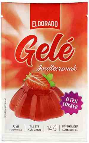 Prøv også Eldorado jordbær gele uten tilsatt sukker.