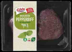 Prøv også Gilde økologisk pepperbiff.