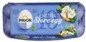 Prøv også Prior egg LXL frittgående.