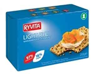 Bilde av Ryvita lys rug knekkebrød. Bilde av Ryvita lys rug knekkebrød.