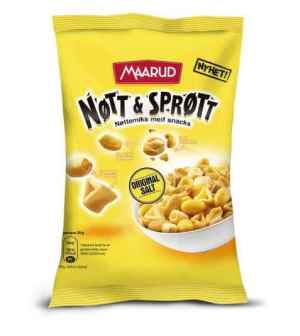 Prøv også Maarud nøtt og sprøtt original salt.