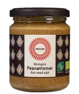 Prøv også Helios Peanøttsmør, fint med salt.