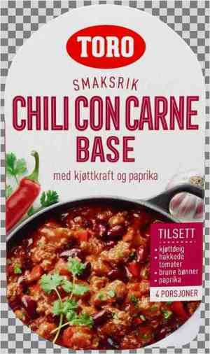 Prøv også Toro Smaksrik base til chili con carne.