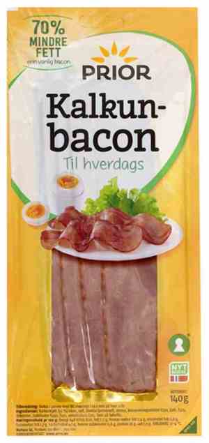 Prøv også Prior kalkunbacon 140 gr.