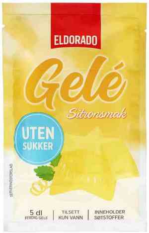 Prøv også Eldorado sitrongele uten sukker.