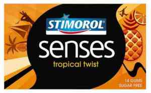Prøv også Stimorol senses tropical twist.