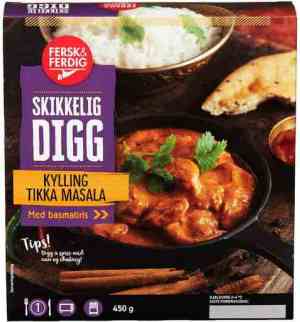 Prøv også Fersk og ferdig kylling tikka.