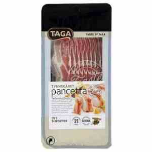 Prøv også Taga tynnskåret pancetta.