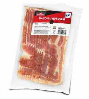 Prøv også Nordfjord bacon uten svor.