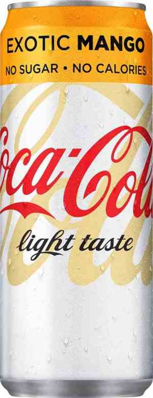 Prøv også Coca Cola Light taste exotic mango boks 0,33 liter.