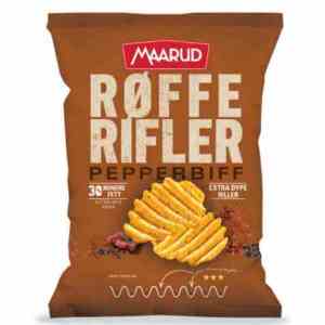 Prøv også Maarud røffe rifler pepperbiff.