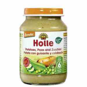 Prøv også Holle Poteter med erter og courgetter.