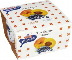 Bilde av Tine Yoghurt Blåbær/vanilje. Bilde av Tine Yoghurt Blåbær/vanilje.