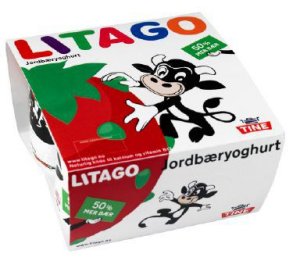Bilde av Tine Litago Yoghurt Jordbær. Bilde av Tine Litago Yoghurt Jordbær.