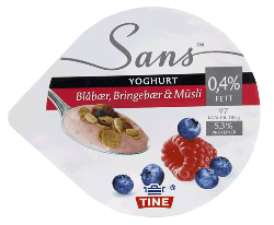 Bilde av Sans Yoghurt Bringebær. Bilde av Sans Yoghurt Bringebær.
