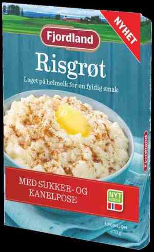 Prøv også Fjordland Risgrøt med sukker og kanel.