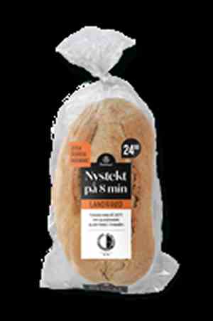 Prøv også Bakehuset halvstekt landbrød.
