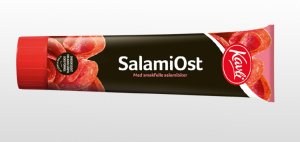 Bilde av Kavli ekstra smak salamiost tube.