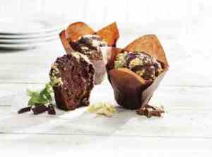 Prøv også Aunt Mabel Triple chocolate tulip muffin.