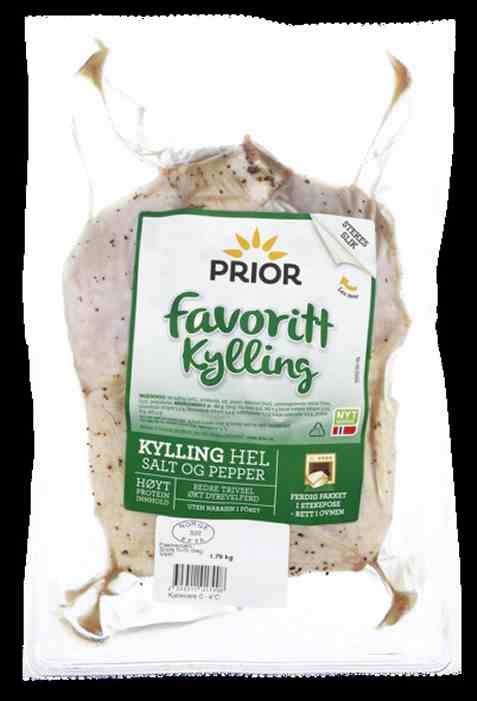 Prøv også Prior Hel Kylling med salt og pepper i stekepose favorittkylling.