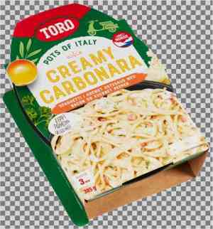 Prøv også Toro Creamy Carbonara.