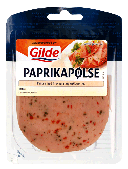 Bilde av Gilde Paprikapølse. Bilde av Gilde Paprikapølse.