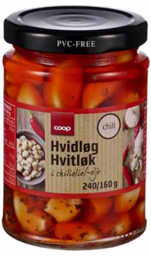Prøv også Coop hvitløk i chiliolje.