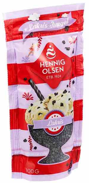 Prøv også Hennig Olsen Lakris strøssel 100g.