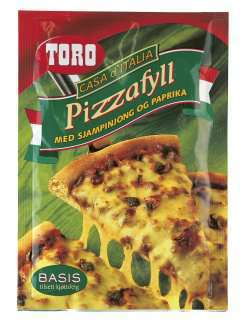 Bilde av Toro pizzafyll med sjampinjong og paprika. Bilde av Toro pizzafyll med sjampinjong og paprika.