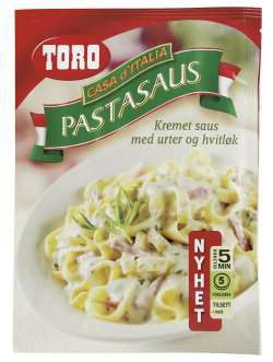 Bilde av Toro kremet pastasaus med urter og hvitløk. Bilde av Toro kremet pastasaus med urter og hvitløk.