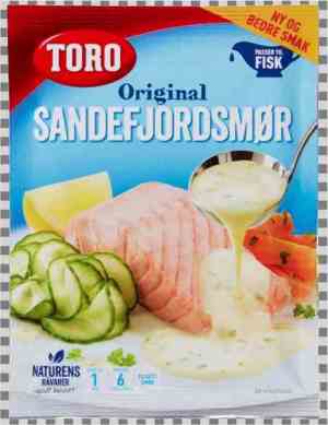 Prøv også Toro sandefjordsmør kremet smørsaus til fisk.