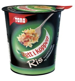 Bilde av Toro Rett i Koppen Ris med kylling og grønnsaker.