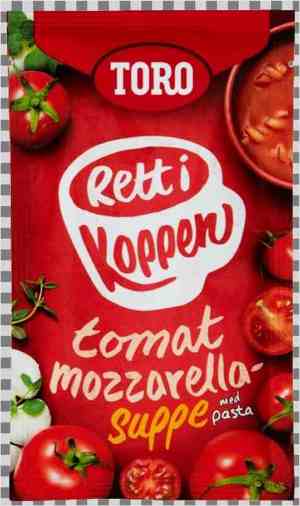 Prøv også Toro Rett i Koppen Tomatsuppe med mozzarella og pasta.