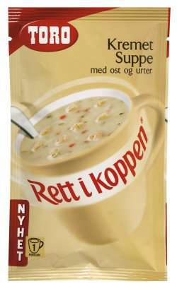 Prøv også Toro Rett i Koppen Kremet suppe med ost og urter.