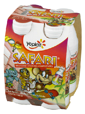Bilde av Fjordland Yoplait Safari Dessertdrikk Jordbær.
