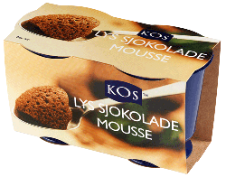 Bilde av Fjordland KOS Lys sjokolademousse. Bilde av Fjordland KOS Lys sjokolademousse.